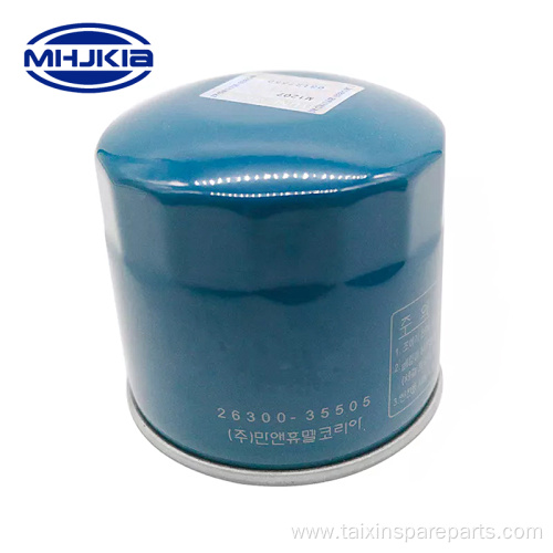 26300-35505 Korean Cars Oil Filter For Hyundai Kia